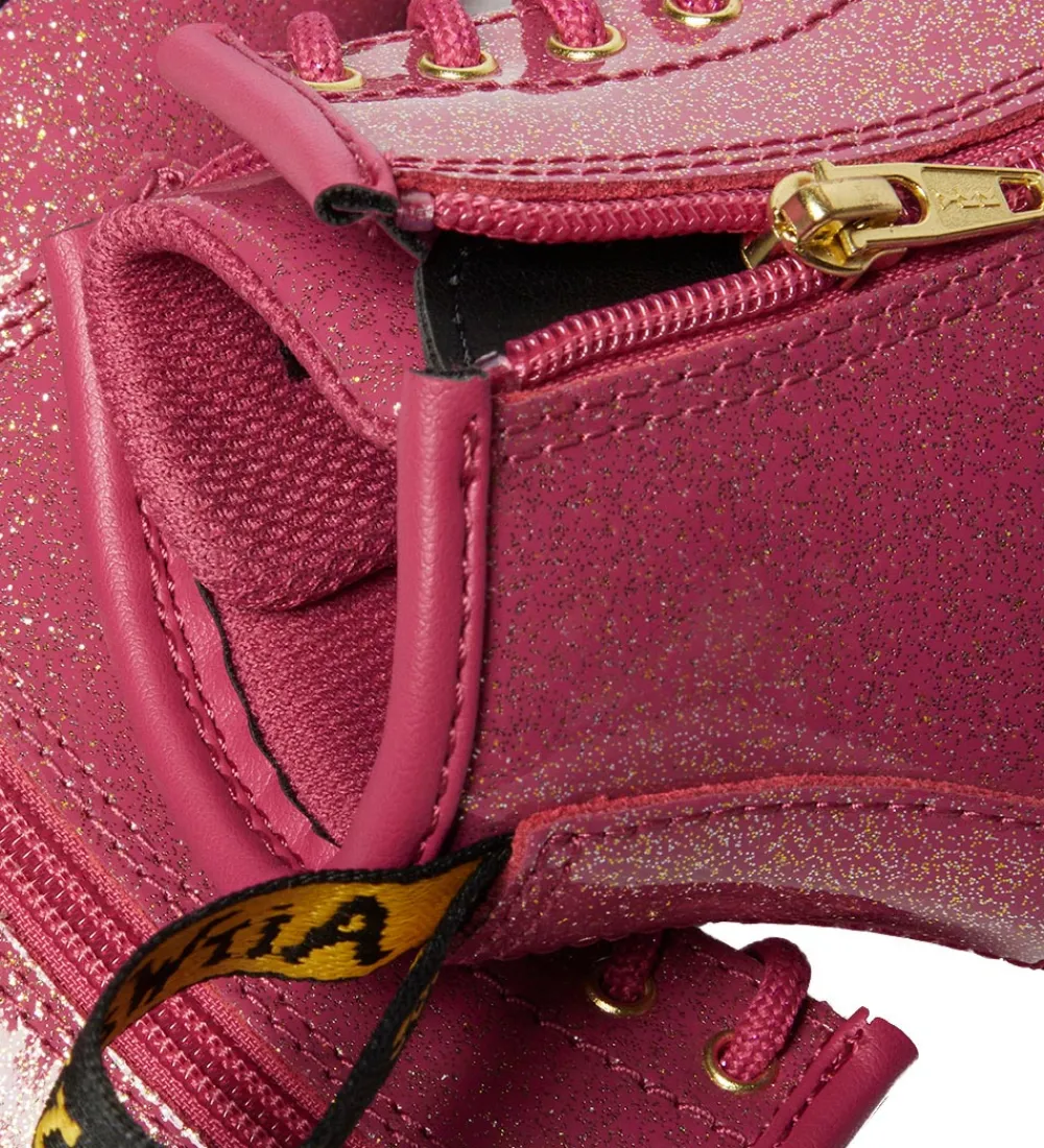 Dr. Martens Støvler>Støvler - 1460 T - Nebuls Glitter - Fuchsia/Silver/G