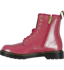 Dr. Martens Støvler>Støvler - 1460Y - Nebula Glitter - Fuchsia/Silver/Go