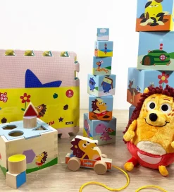 DR Stablelegetøj|Stablekasser - Børste - 10 Stablekasser - Årstider