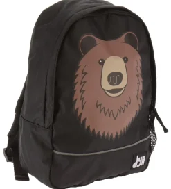 Børn DYR Børnehavetasker|-Cph Børnehavetaske - Black Brown m. Bjørn