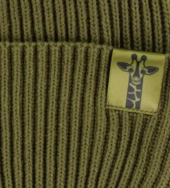 Børn DYR Huer Og Hatte>-Cph Hue - Rib - Strik - land - Olive