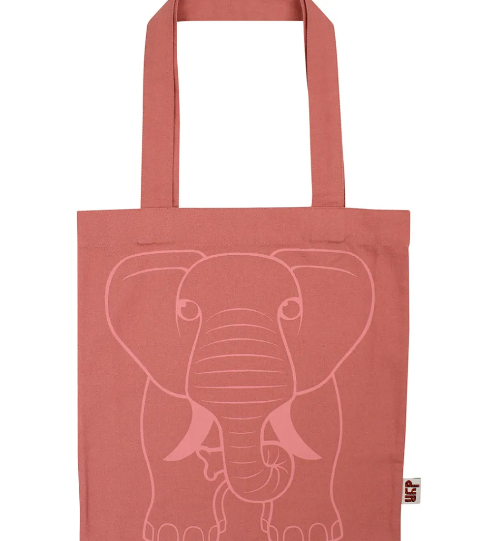 DYR Shoppers|-Cph Shopper - shopper - Soft Pink m. Elefant