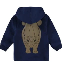 Børn DYR Softshell>-Cph Softshelljakke - evild - Navy m. Næsehorn