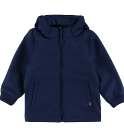 Børn DYR Softshell|-Cph Softshelljakke - evild - Navy m. Flamingo