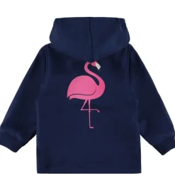 Børn DYR Softshell|-Cph Softshelljakke - evild - Navy m. Flamingo