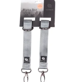 Easygrow Barnevognsudstyr>Mama Bag-kroge - Universal - 2-pak - Grå