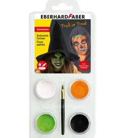 Eberhard Faber Sminke>Ansigtsmaling - 4 Farver - Græskar/Heks