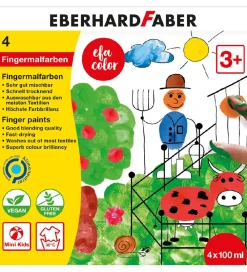 Eberhard Faber Maling>Fingermaling - 4 stk. - 100 ml