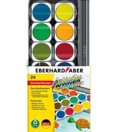 Eberhard Faber Maling>Vandfarver - 24 stk.