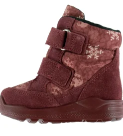 Ecco Vinterstøvler>Vinterstøvler - Tex - Urban Mini I High - Dark Ruby/Snowfla