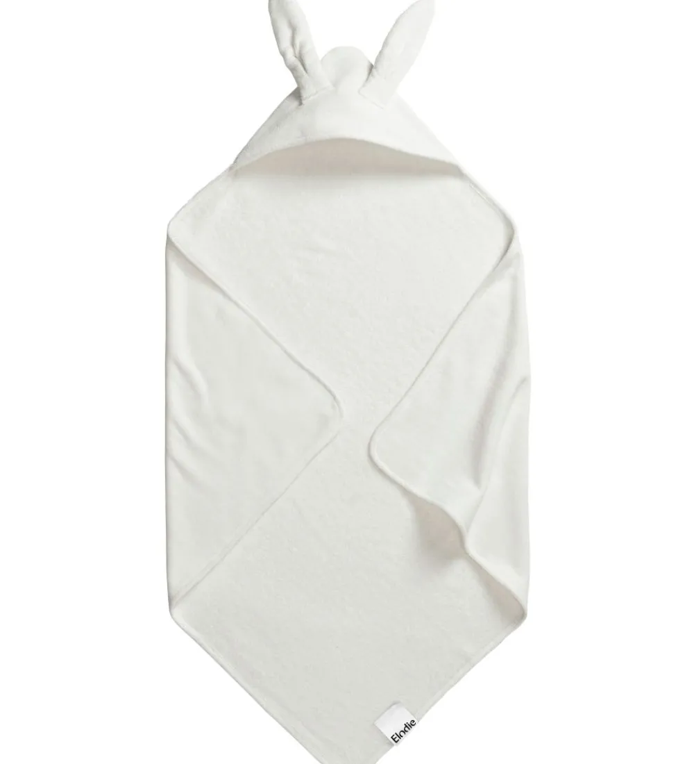 Elodie Details Babyhåndklæde- Og Poncho|Håndklæder>Babyhåndklæde - 80x80 cm - Vanilla White Bunny
