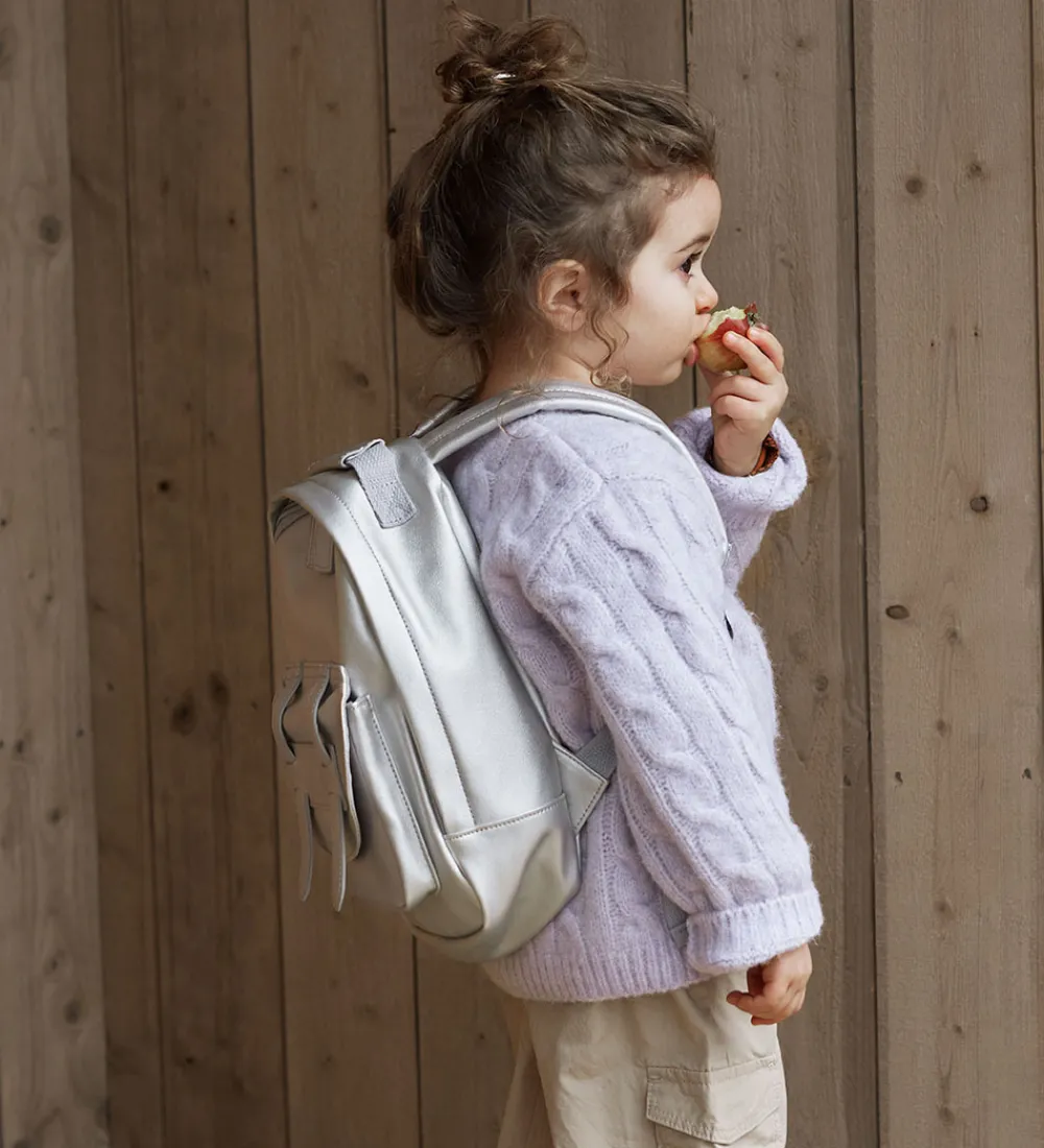 Børn Elodie Details Børnehavetasker|Børnehavetaske - Mini - Silver Sheen