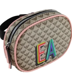 Emporio Armani Bæltetasker|Bæltetaske - Ecru/Lyserød m. Logo