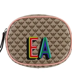 Emporio Armani Bæltetasker|Bæltetaske - Ecru/Lyserød m. Logo