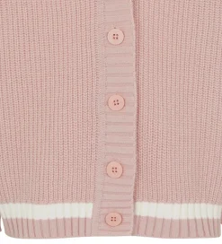 Børn Emporio Armani Striktrøjer|Cardigan - Strik - Burnished Lilac m. Hvid