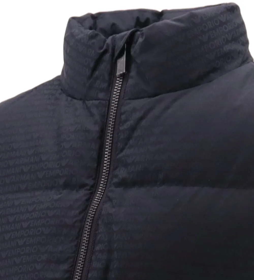 Børn Emporio Armani Dunveste Og Dyneveste|Dunvest - Navy m. Logoer