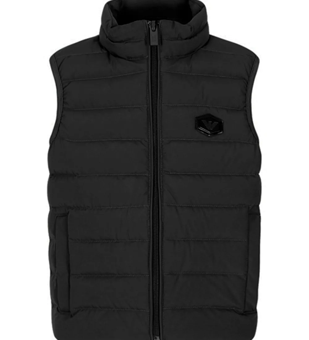 Børn Emporio Armani Veste|Dunveste Og Dyneveste|Dunvest - Sort