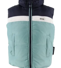 Børn Emporio Armani Dunveste Og Dyneveste>Dunvest - Turkis/Navy m. Stribe