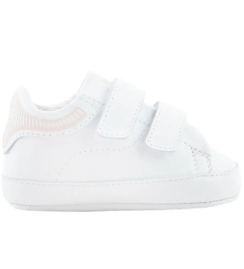 Emporio Armani Skindfutter|Hjemmesko - Hvid m. Rosa