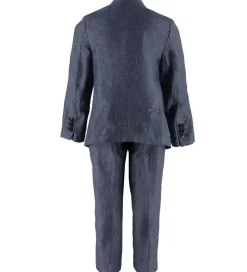 Børn Emporio Armani Jakkesæt Og Blazers>Jakkesæt - Hør - Blåmeleret