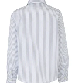 Børn Emporio Armani Konfirmationstøj>Skjorte - Hvid/Blåstribet