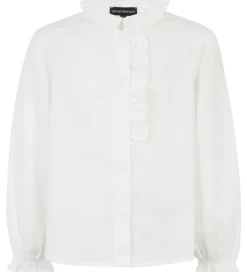 Børn Emporio Armani Konfirmationstøj|Skjorte - Hvid m. Print