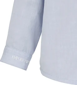 Børn Emporio Armani Konfirmationstøj|Skjorte - Lyseblå