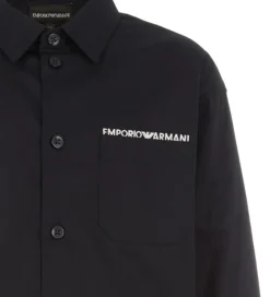 Børn Emporio Armani Konfirmationstøj></noscript>Skjorte - Navy