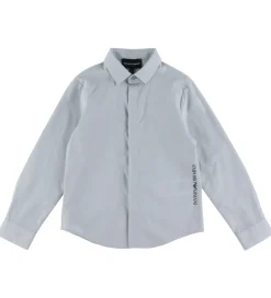 Børn Emporio Armani Konfirmationstøj>Skjorte - Pearl Blue