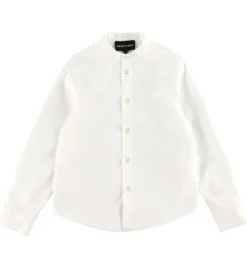 Børn Emporio Armani Konfirmationstøj|Sæt - Skjorte/Shorts - Hvid/Dark Navy