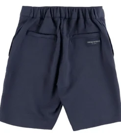 Børn Emporio Armani Konfirmationstøj|Sæt - Skjorte/Shorts - Hvid/Dark Navy