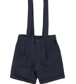 Børn Emporio Armani Konfirmationstøj></noscript>Sæt - Skjorte/Shorts - Dark Navy/Hvid