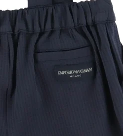 Børn Emporio Armani Konfirmationstøj></noscript>Sæt - Skjorte/Shorts - Dark Navy/Hvid