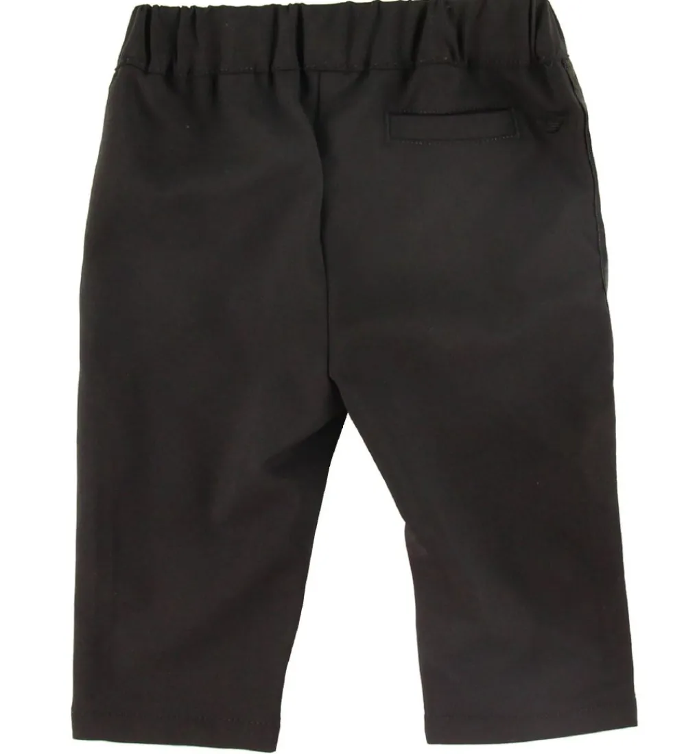 Børn Emporio Armani Jakkesæt Og Blazers>Sæt - Skjorte/Vest/Bukser - Sort/Hvid