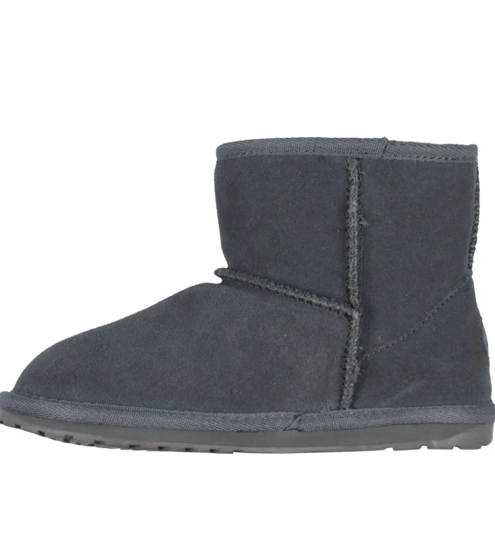 EMU Australia Bamsestøvler>Bamsestøvler - Wallaby Mini - Charcoal