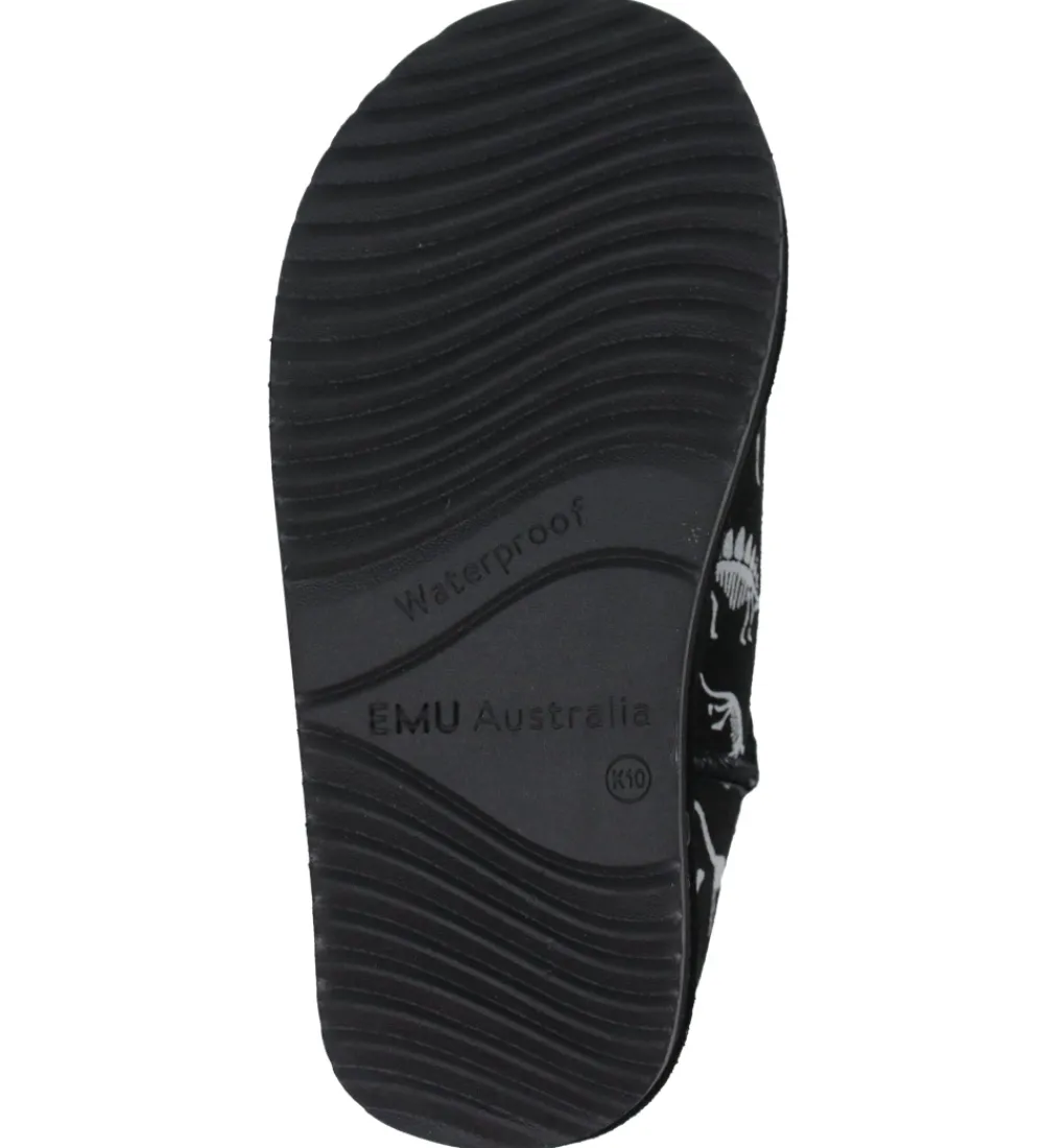 EMU Australia Bamsestøvler>Bamsestøvler - Tex - Reflective Dino Brumby - Sort