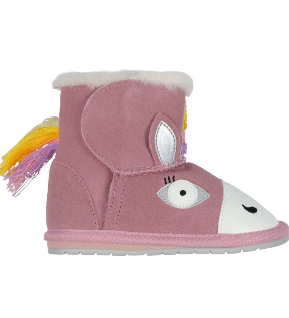 EMU Australia Bamsestøvler>Bamsestøvler - Magical Unicorn Walker - Pale Pink