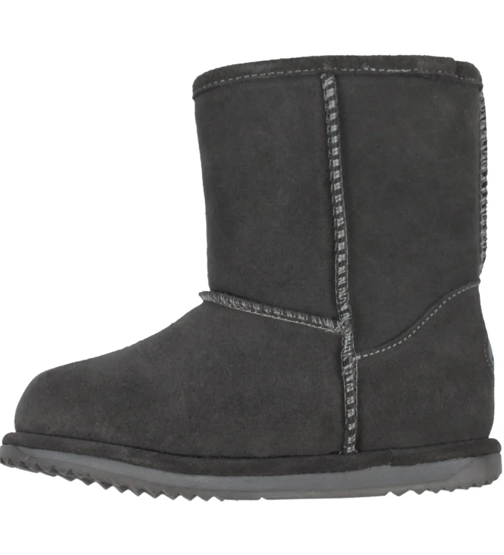 EMU Australia Bamsestøvler>Bamsestøvler - Tex - Brumby LO - Charcoal