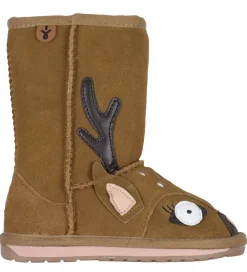 EMU Australia Bamsestøvler>Bamsestøvler - Chestnut m. Hjort