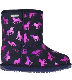 EMU Australia Bamsestøvler|Bamsestøvler - Rainbow Unicorn Brumby - Midnight m