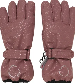 Børn En Fant Handsker Og Luffer>Handsker - Frosted Almond m. Guldprikker