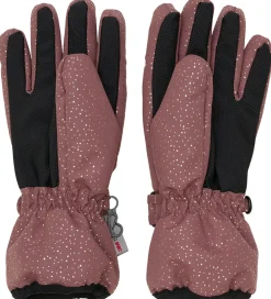 Børn En Fant Handsker Og Luffer>Handsker - Frosted Almond m. Guldprikker