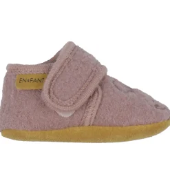 En Fant Hjemmesko|Hjemmesko - Uld - Marron m. Kanin