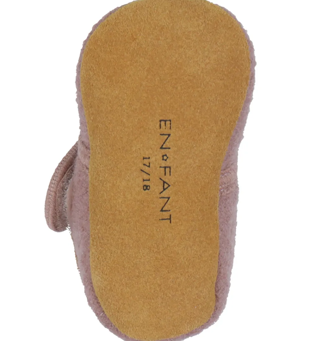 En Fant Hjemmesko|Hjemmesko - Uld - Marron m. Kanin