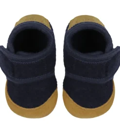 En Fant Hjemmesko|Hjemmesko - Uld - Navy