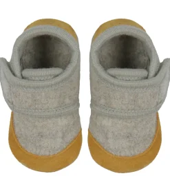 En Fant Hjemmesko>Hjemmesko - Uld - Sand Melange