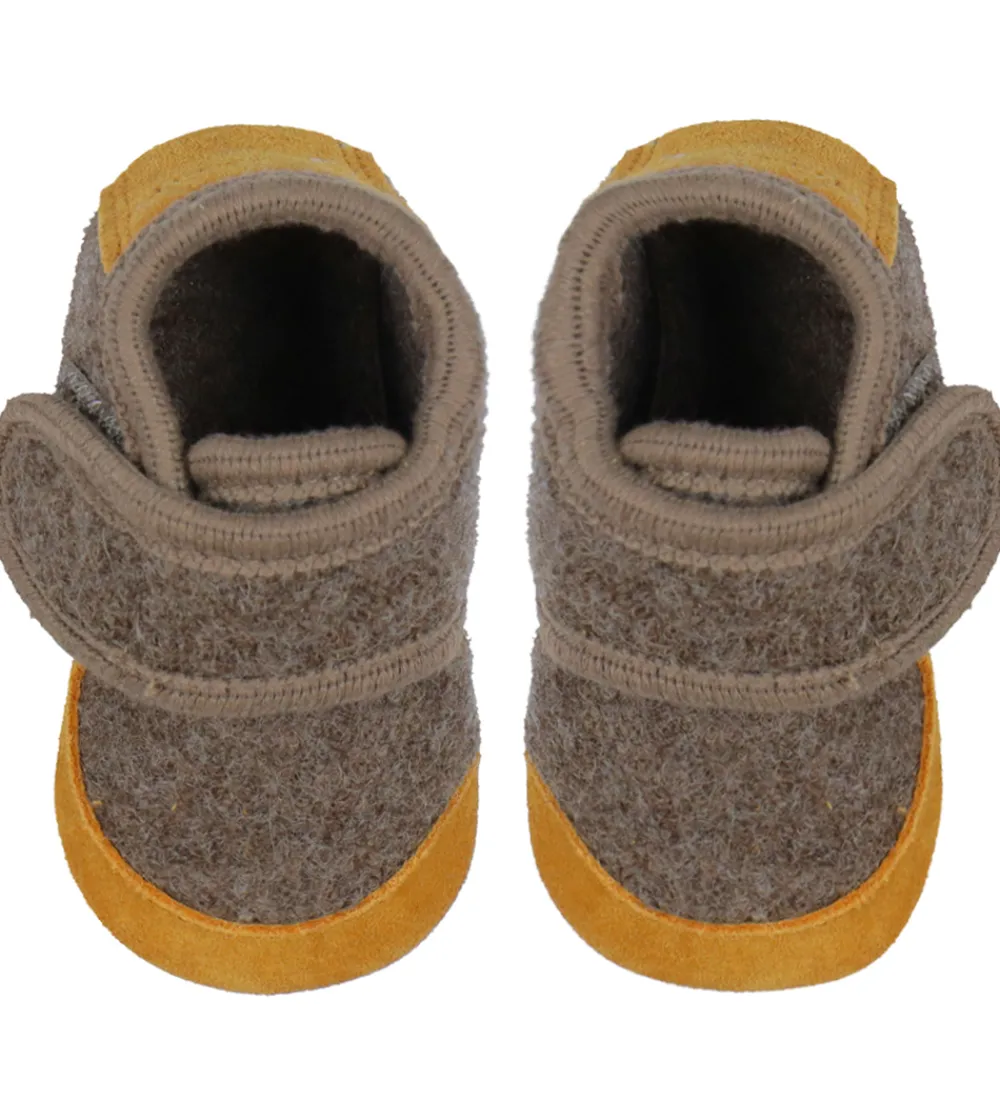 En Fant Hjemmesko|Hjemmesko - Uld - Walnut