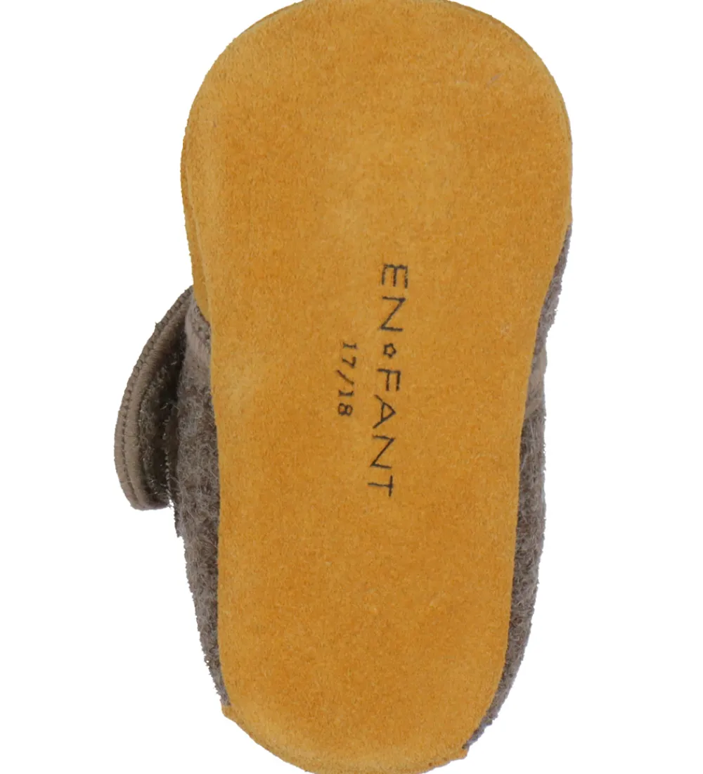 En Fant Hjemmesko|Hjemmesko - Uld - Walnut