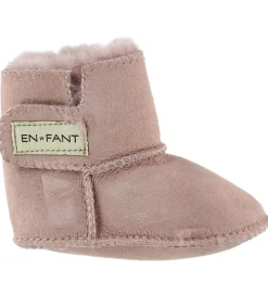 En Fant Skindfutter|Lammeskindsfutter m. For - Rosa