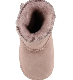 En Fant Skindfutter|Lammeskindsfutter m. For - Rosa